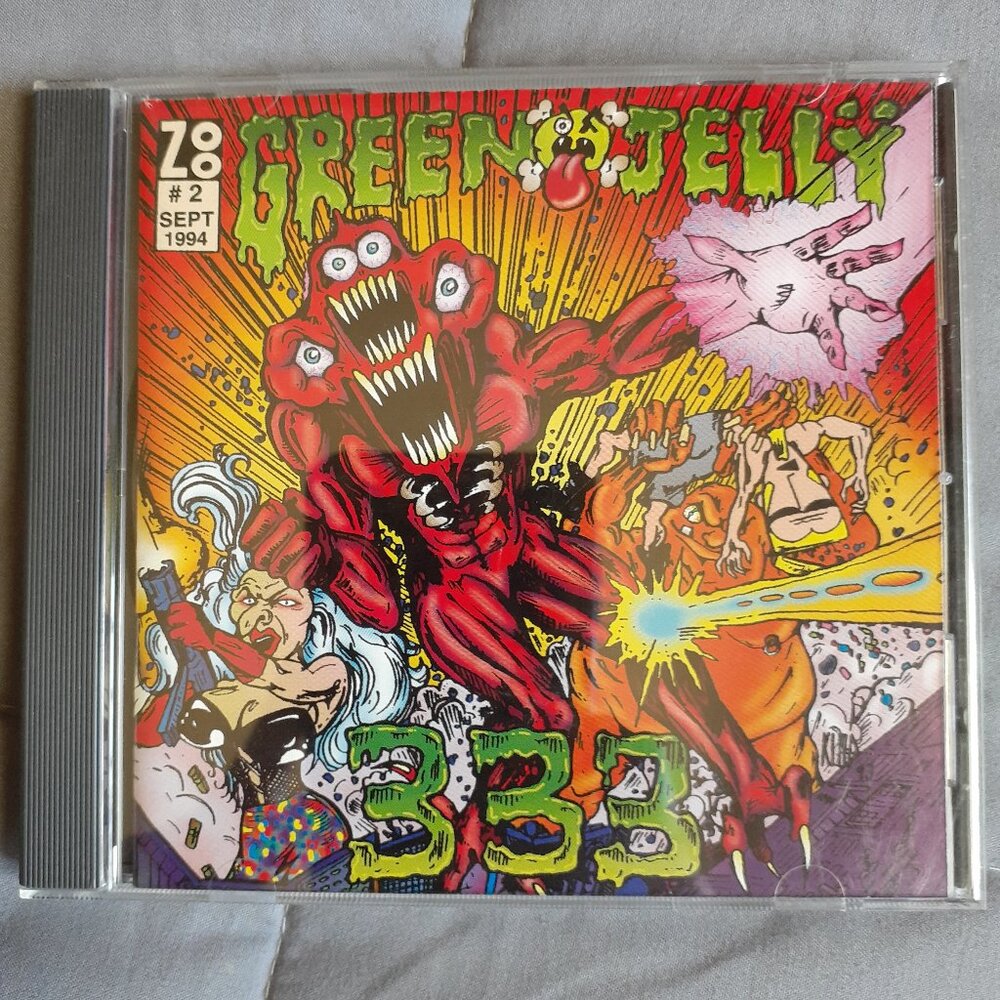 Green Jelly 333 CD 1994 Comedy 90's Metal Alt Rock